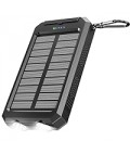 Lideka Powerbank 30000 mAh Charger - with Solar Panel Function on Solar Energy - 4x USB - USB C