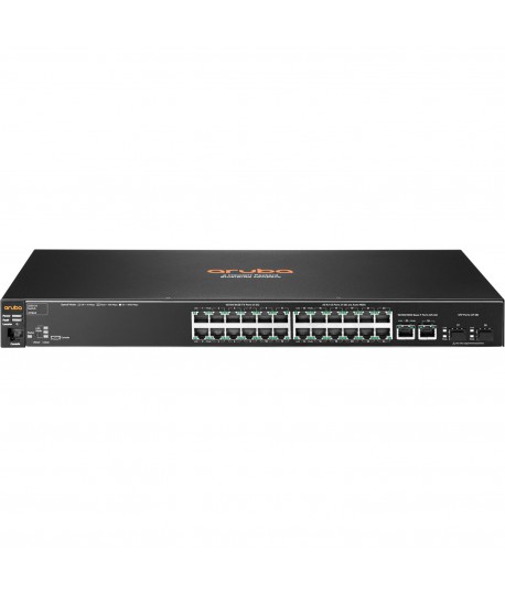 Aruba 2530-24 24x100MB/2xSFP J9782A (zwart)